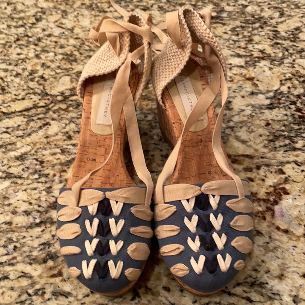 Stella McCartney blue espadrilles